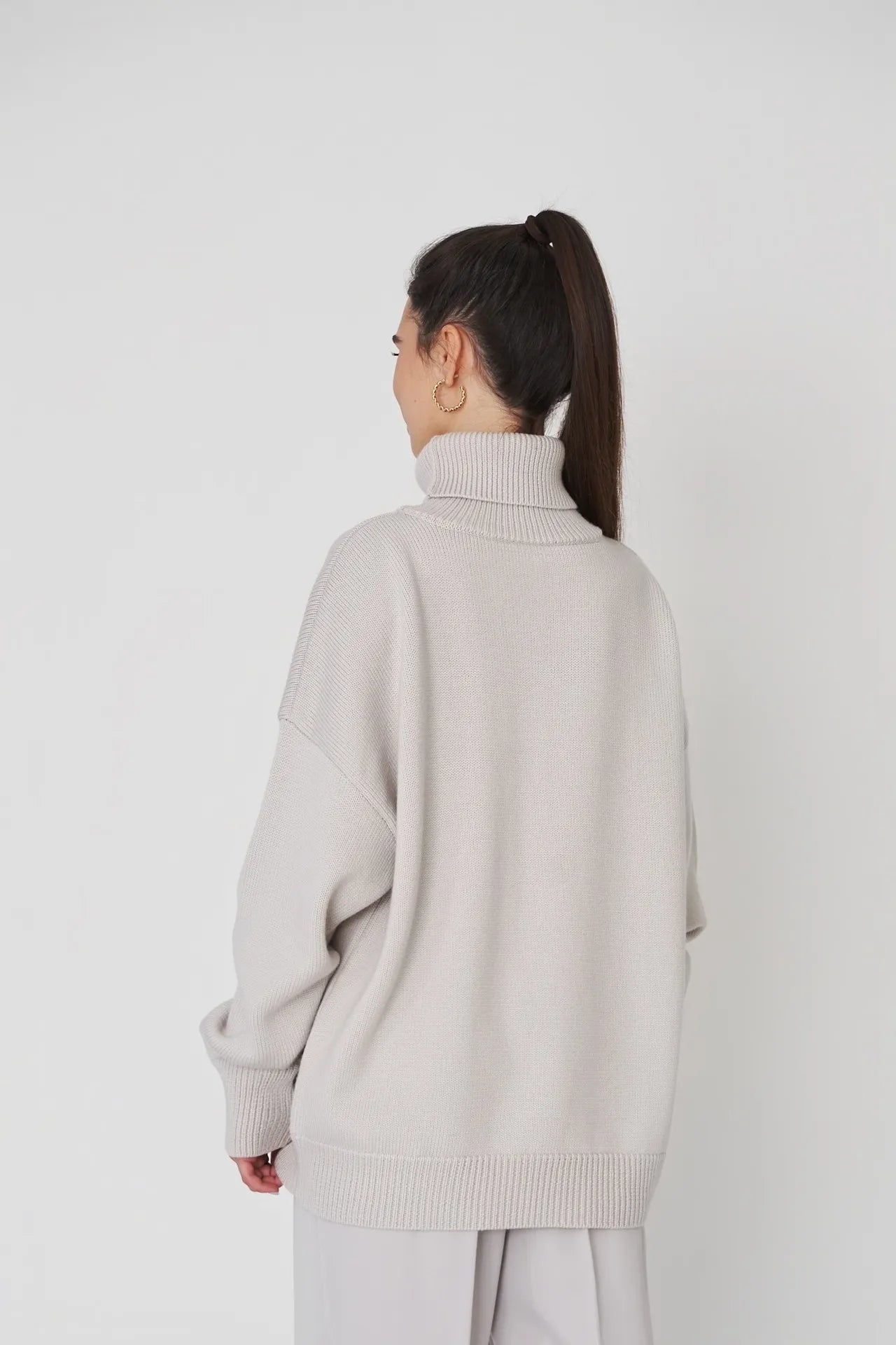 Aurelia – Maglione Oversize a Collo Alto