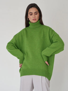 Aurelia – Maglione Oversize a Collo Alto