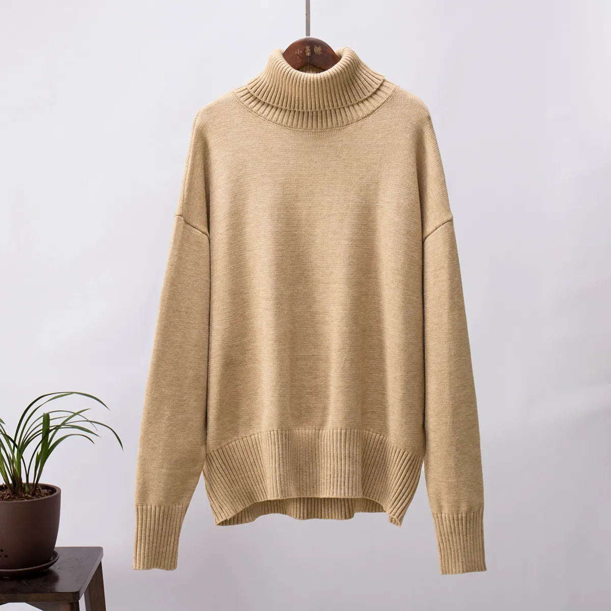 Aurelia – Maglione Oversize a Collo Alto