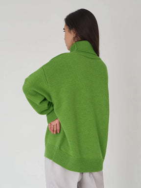 Aurelia – Maglione Oversize a Collo Alto