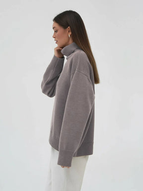 Aurelia – Maglione Oversize a Collo Alto