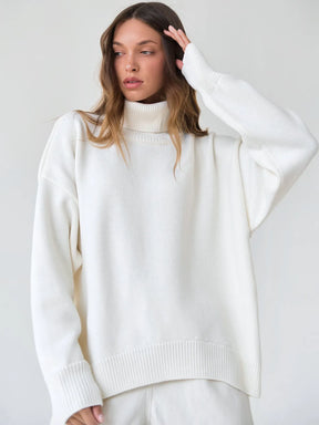 Aurelia – Maglione Oversize a Collo Alto